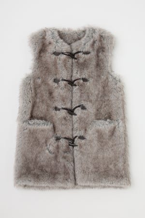 【HAVELESS】LILY DUFFLE FAUX ファーベスト