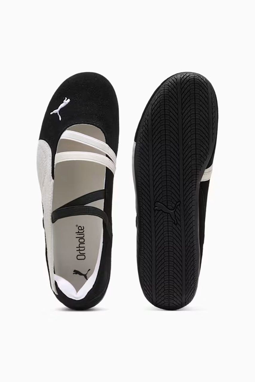 プーマ ウィメンズ スピードキャット バレエ SD ホワイト ブラック 23.5 SHEL'TTER SELECT | 【PUMA】ウィメンズ スピードキャット