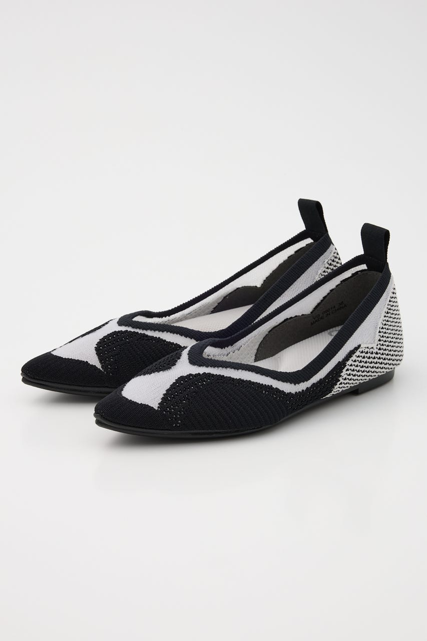 【VEGE】MIRAGE フラットシューズ M/BLK 36