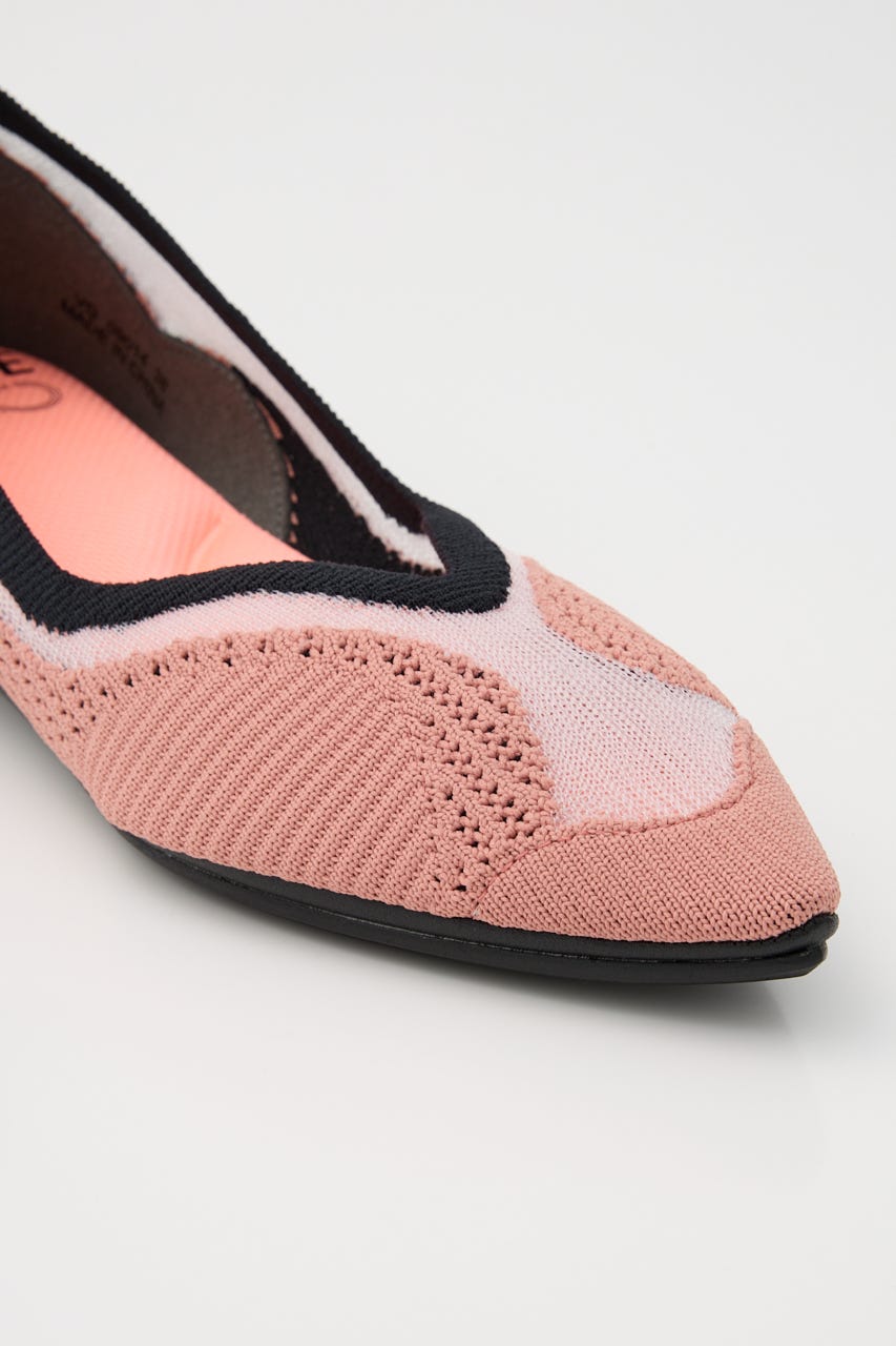 【VEGE】MIRAGE フラットシューズ PNK 37