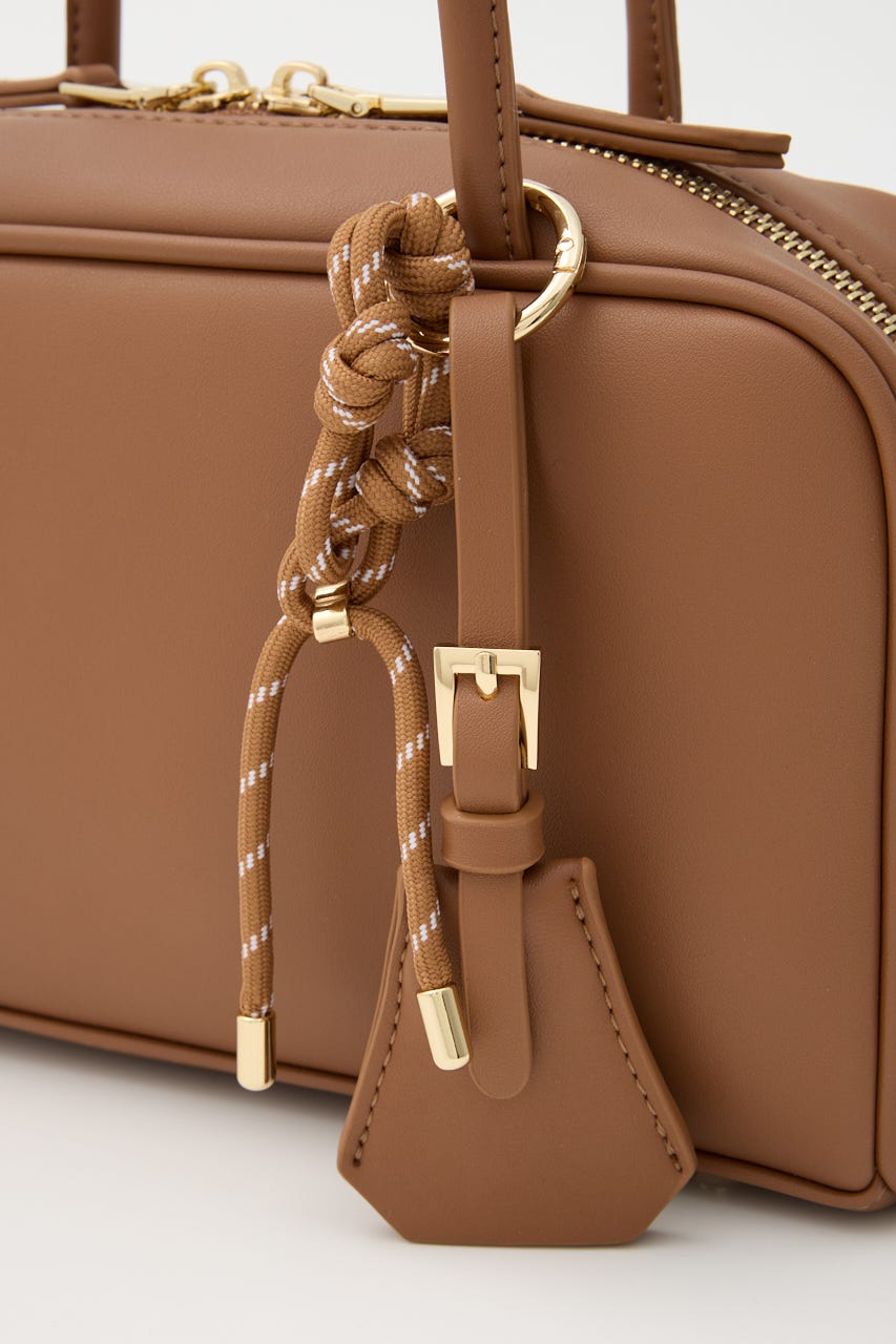 【SHEL'TTER SELECT】チャーム付き横長ボストンバッグ CAM FREE