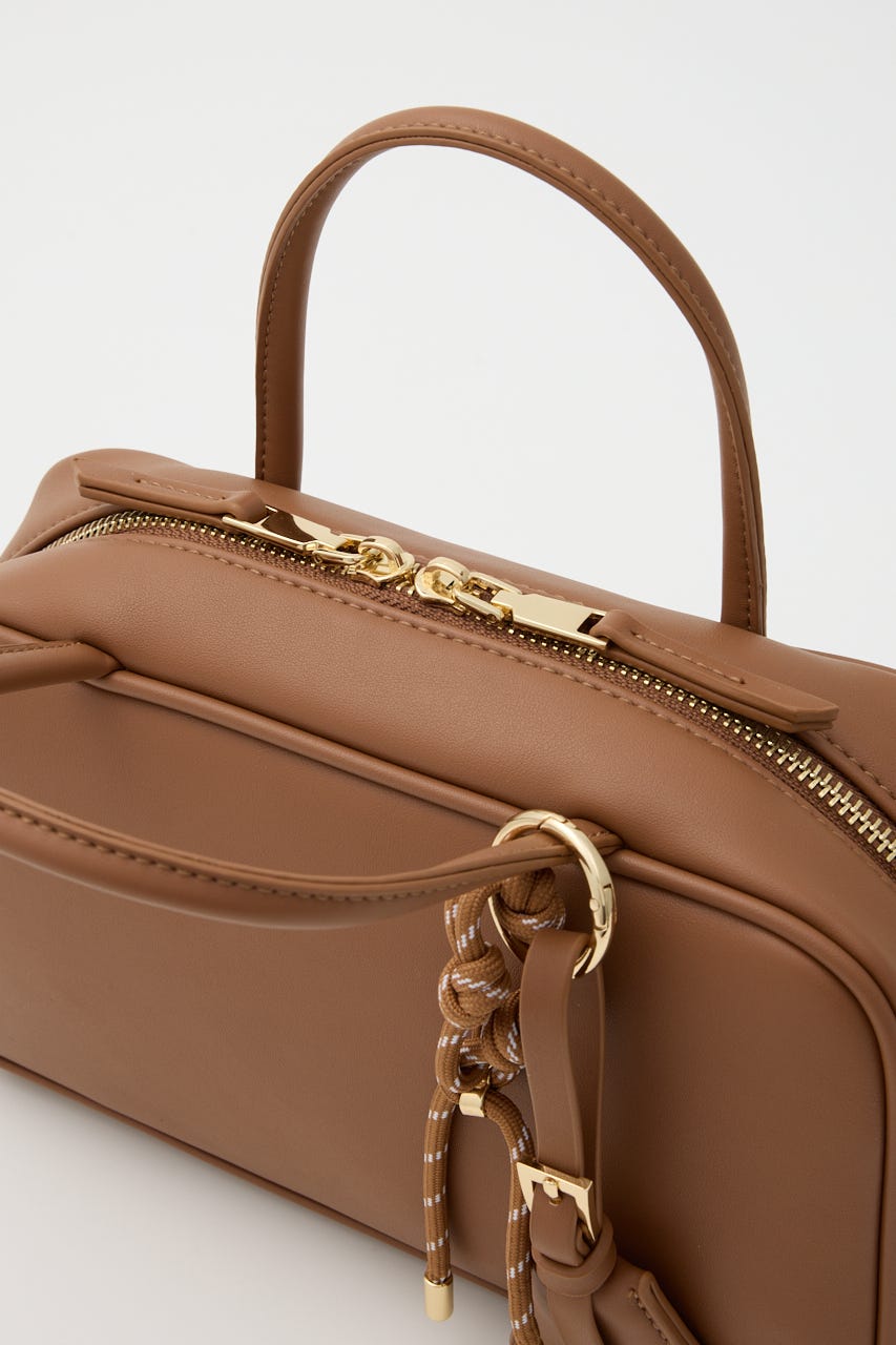 【SHEL'TTER SELECT】チャーム付き横長ボストンバッグ CAM FREE