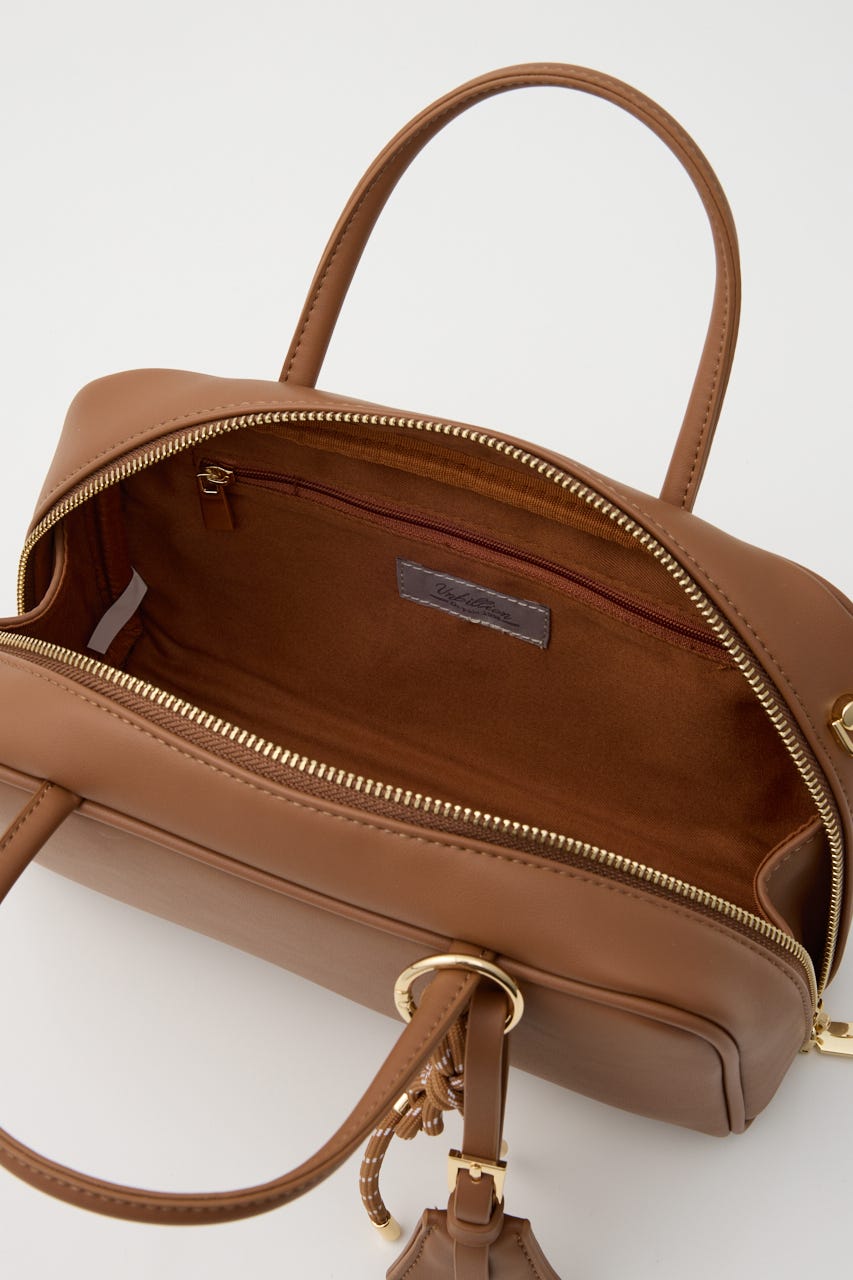 【SHEL'TTER SELECT】チャーム付き横長ボストンバッグ CAM FREE