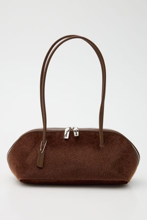 【ADD CULUMN】FIGRE BOSTON HAIR CALF バッグ