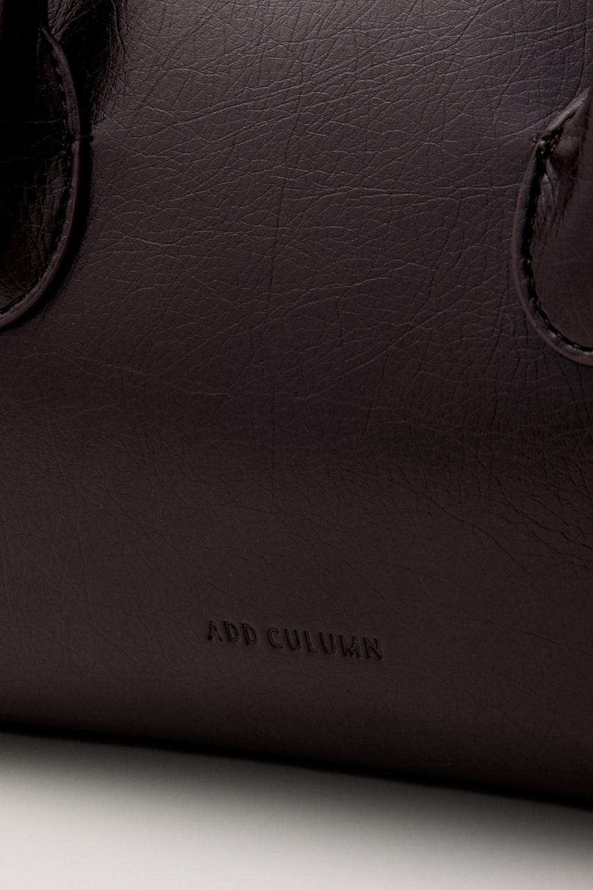 【ADD CULUMN】LOP BOSTON M WRINKLE バッグ BRN FREE