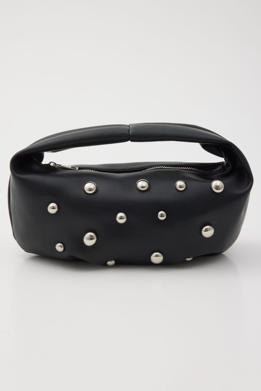 【SHEL'TTER SELECT】スタッズワンハンドルバッグ BLK FREE