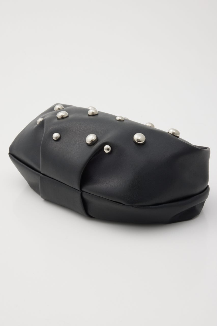 【SHEL'TTER SELECT】スタッズワンハンドルバッグ BLK FREE