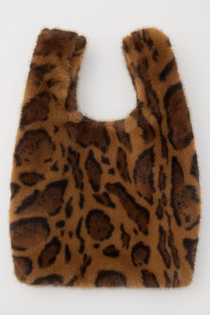 【SHEL'TTER SELECT】ミンク風エコファーショッパートートバッグ