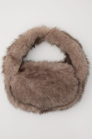 【SHEL'TTER SELECT】エコファーワンハンドルシンプルトートバッグ