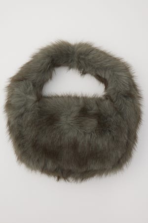 【SHEL'TTER SELECT】エコファーワンハンドルシンプルトートバッグ