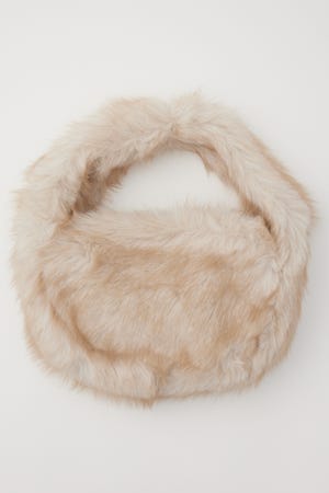 【SHEL'TTER SELECT】エコファーワンハンドルシンプルトートバッグ