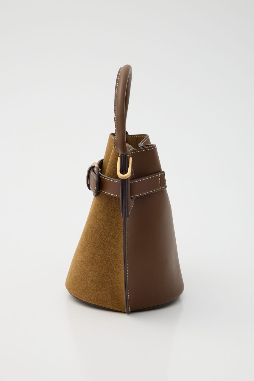 【SHEL'TTER SELECT】ベルトディティールバケットバッグ CAM FREE