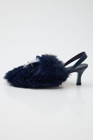【MAISON MAVERICK PRESENTS】Furry Slingback パンプス