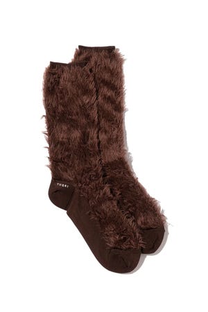 【YUQRI】Faux fur ソックス