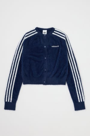 【adidas Originals】フラッフィー ニットカーディガン