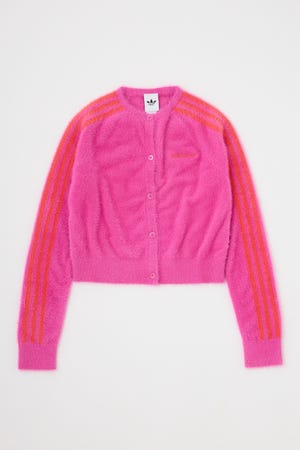 【adidas Originals】フラッフィー ニットカーディガン