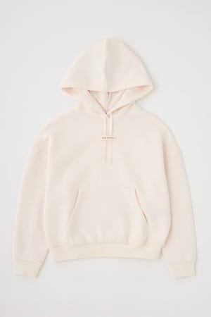 【ARMANI EXCHANGE】ロゴラベル フーデッドスウェットプルオーバー