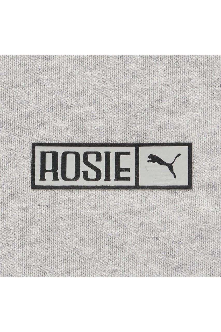 【PUMA】ウィメンズ PUMA x ROSE T7 オーバーサイズ フルジップ フーディ GRY S
