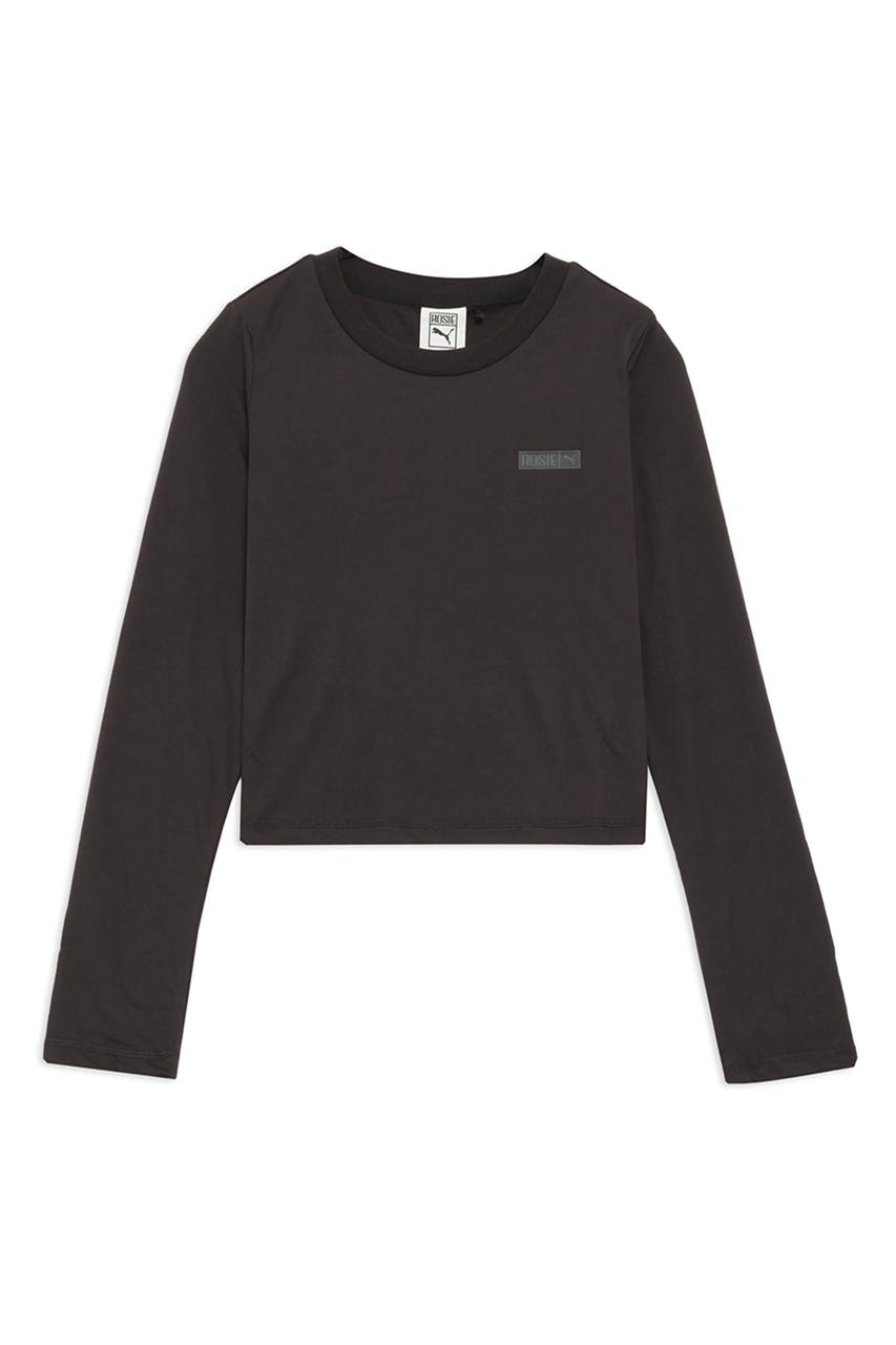 【PUMA】ウィメンズ PUMA x ROSE スリム 長袖 Tシャツ BLK S