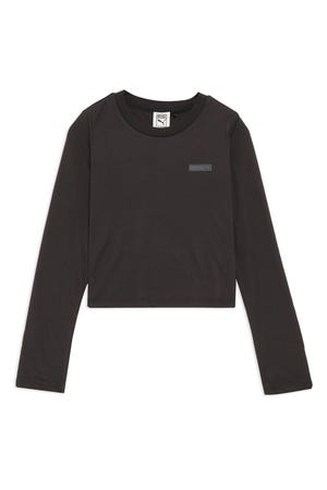 【PUMA】ウィメンズ PUMA x ROSE スリム 長袖 Tシャツ