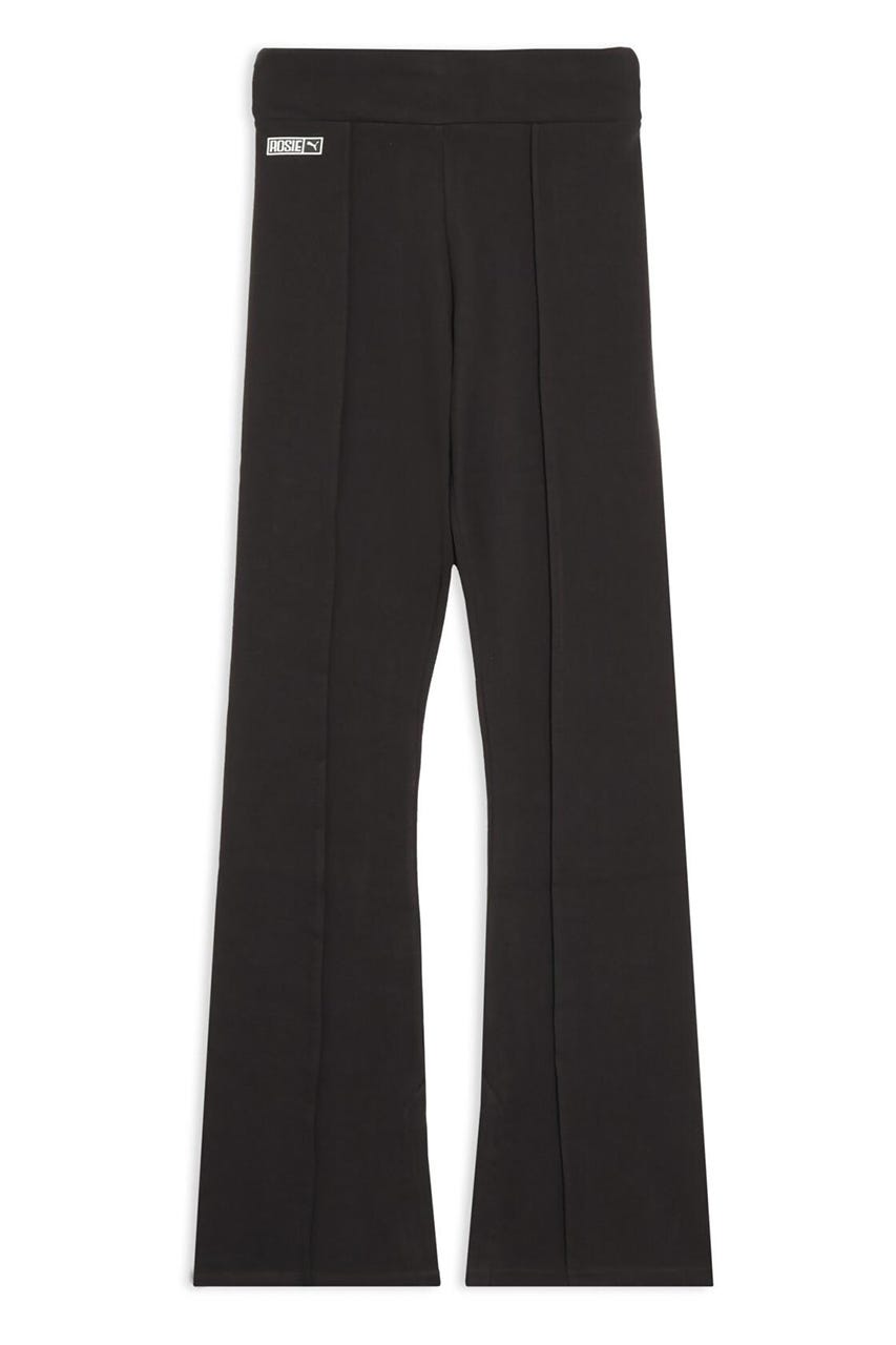 【PUMA】ウィメンズ PUMA x ROSE スリム ピンタック フレア パンツ BLK XS