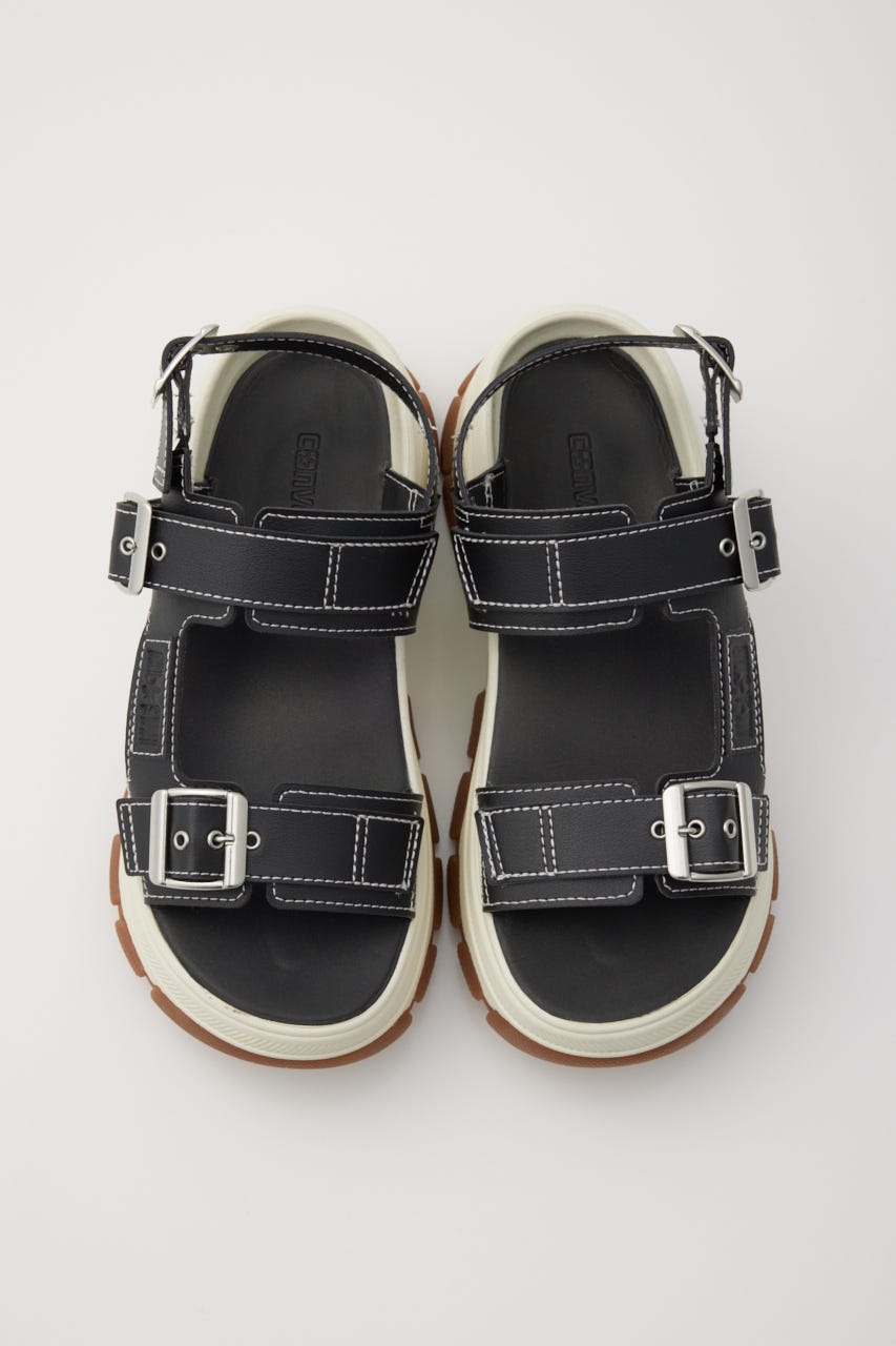 【CONVERSE】オールスター トレックウエーブ サンダル BLK 25.0cm
