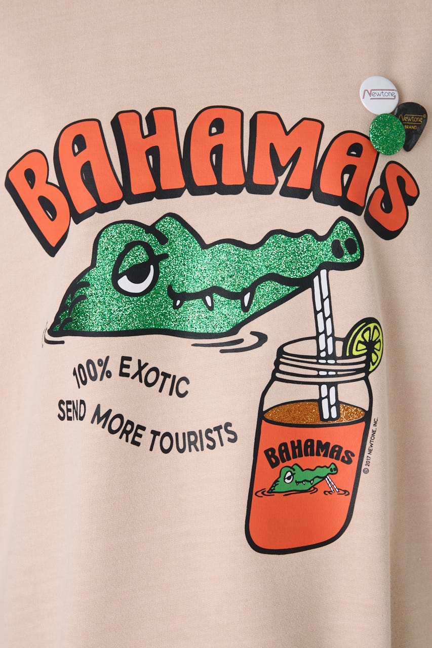 【NEWTONE】TOURISTS ノースリーブＴシャツ IVOY FREE
