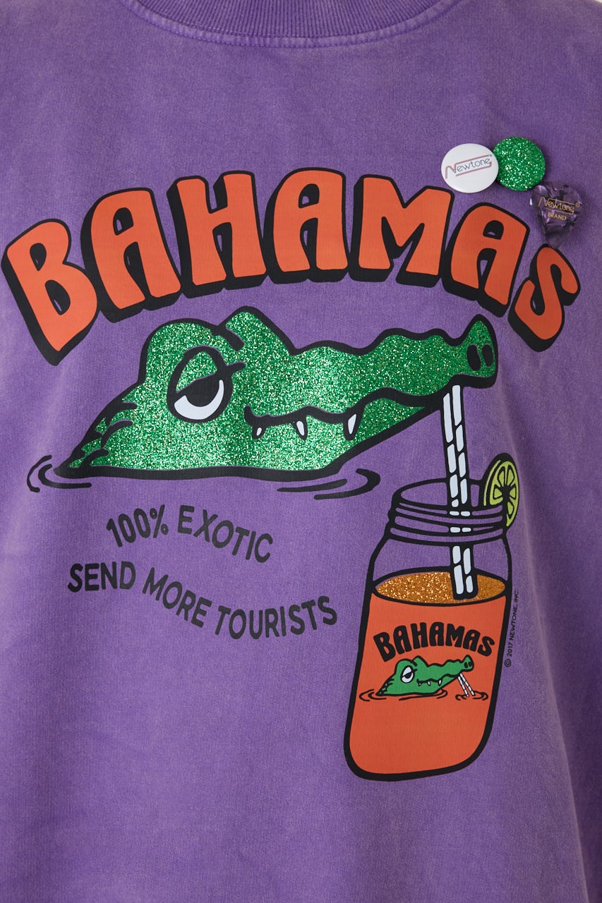 【NEWTONE】TOURISTS ノースリーブＴシャツ PUR FREE