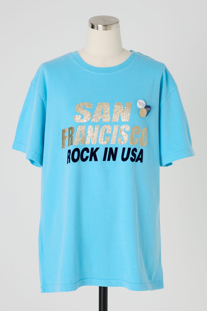 【NEWTONE】CITY SS25 Ｔシャツ BLU FREE