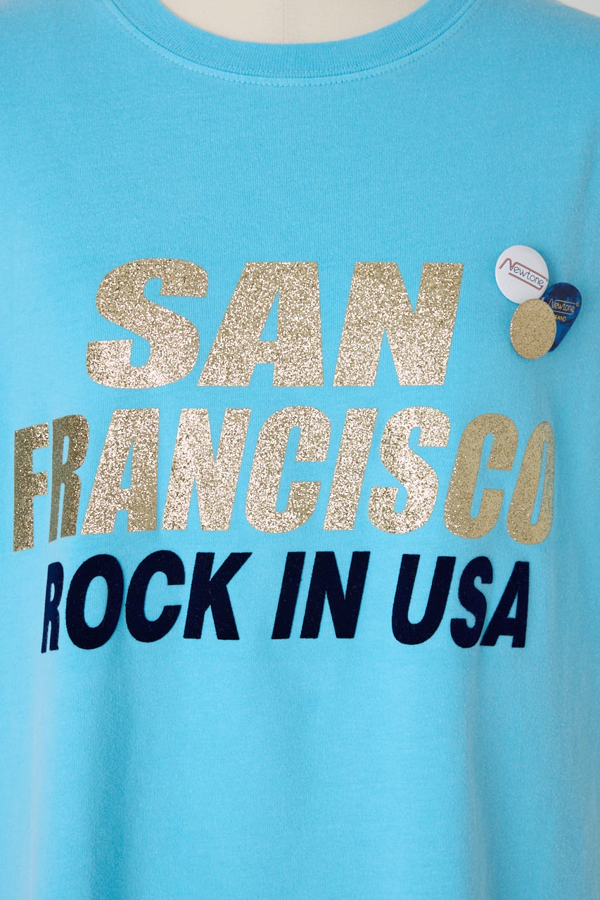 【NEWTONE】CITY SS25 Ｔシャツ BLU FREE