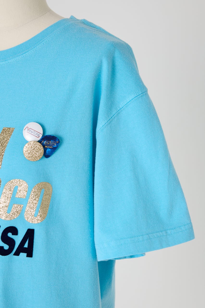 【NEWTONE】CITY SS25 Ｔシャツ BLU FREE