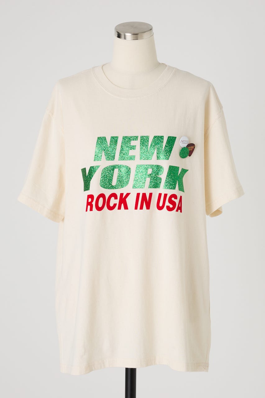 【NEWTONE】CITY SS25 Ｔシャツ O/WHT FREE