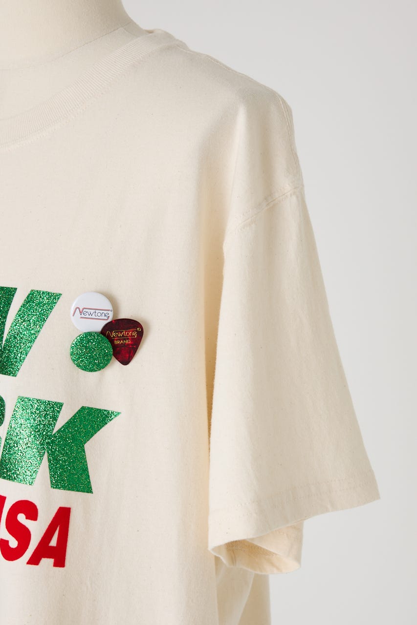 【NEWTONE】CITY SS25 Ｔシャツ O/WHT FREE