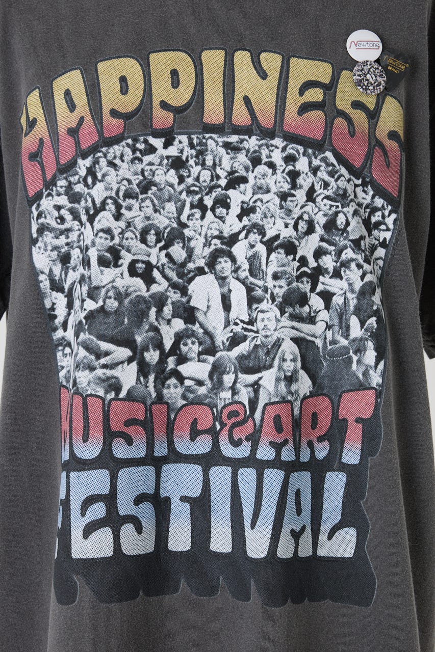【NEWTONE】THREEDAYS Ｔシャツ L/BLK FREE