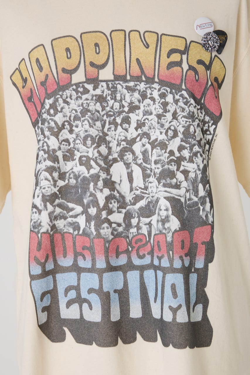 【NEWTONE】THREEDAYS Ｔシャツ O/WHT FREE