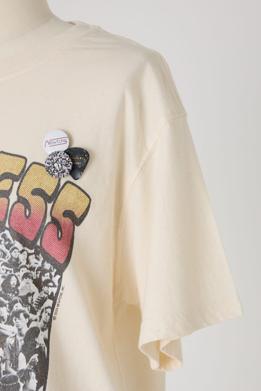 【NEWTONE】THREEDAYS Ｔシャツ O/WHT FREE