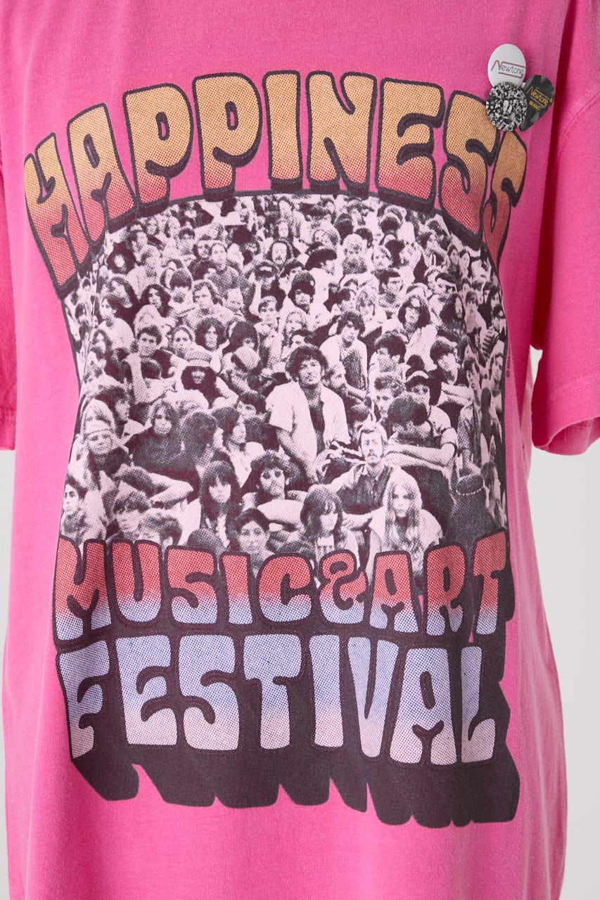 【NEWTONE】THREEDAYS Ｔシャツ PNK FREE