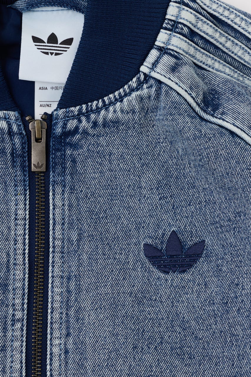 【adidas Originals】SST トラックトップ BLU S