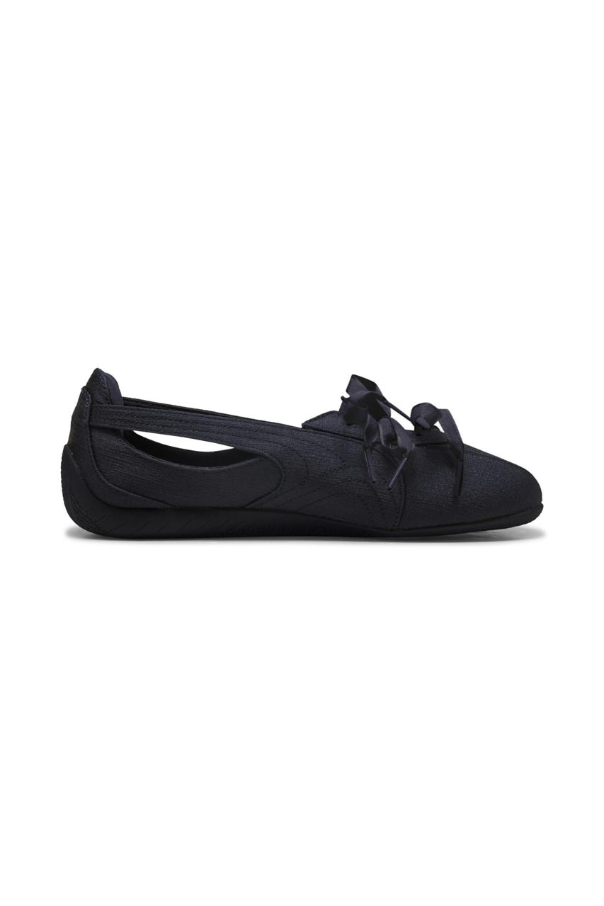 【PUMA】スピードキャット バレエ ノヴァ サテン スニーカー NVY 24.5cm