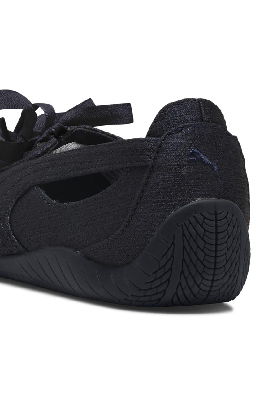 【PUMA】スピードキャット バレエ ノヴァ サテン スニーカー NVY 24.5cm