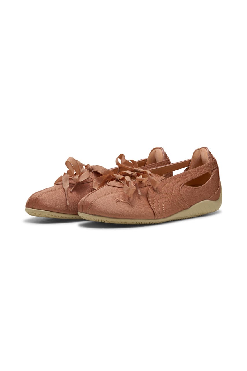 【PUMA】スピードキャット バレエ ノヴァ サテン スニーカー ORG 24.5cm