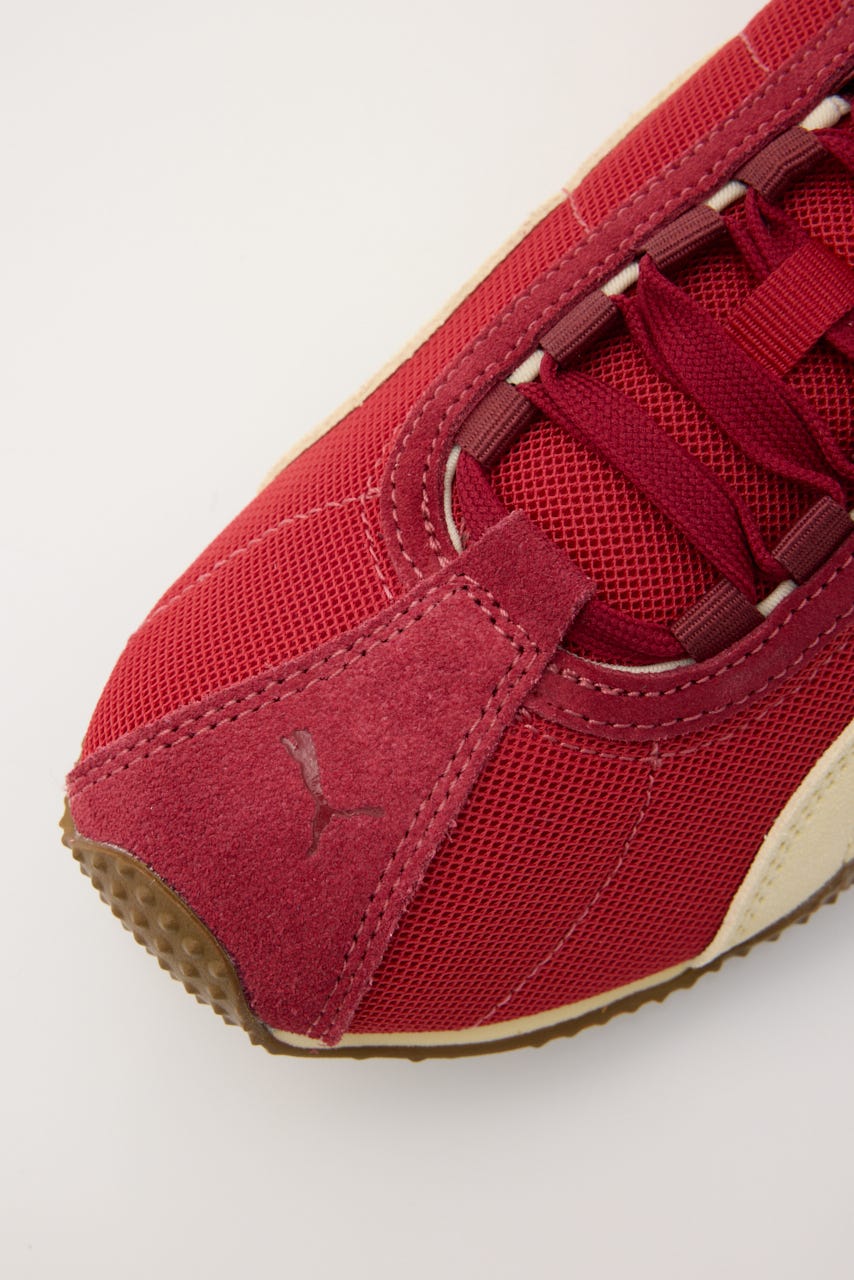 【PUMA】Hストリート エラスティック スニーカー RED 24.0cm