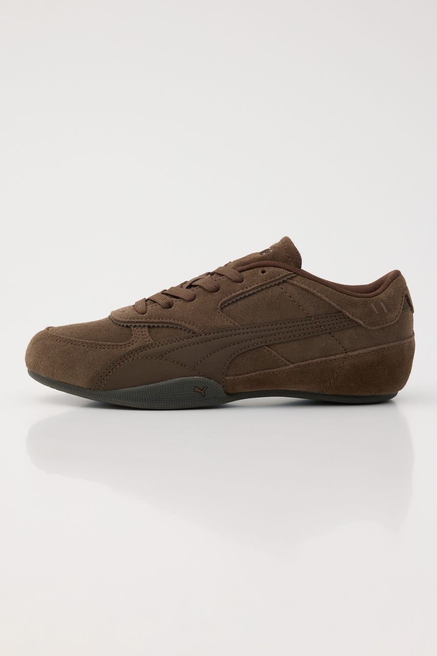 【PUMA】ベラミナ スウェードスニーカー BRN 24.5cm