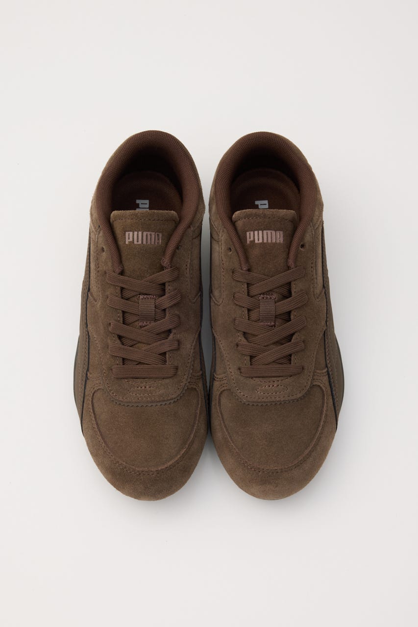 【PUMA】ベラミナ スウェードスニーカー BRN 24.5cm