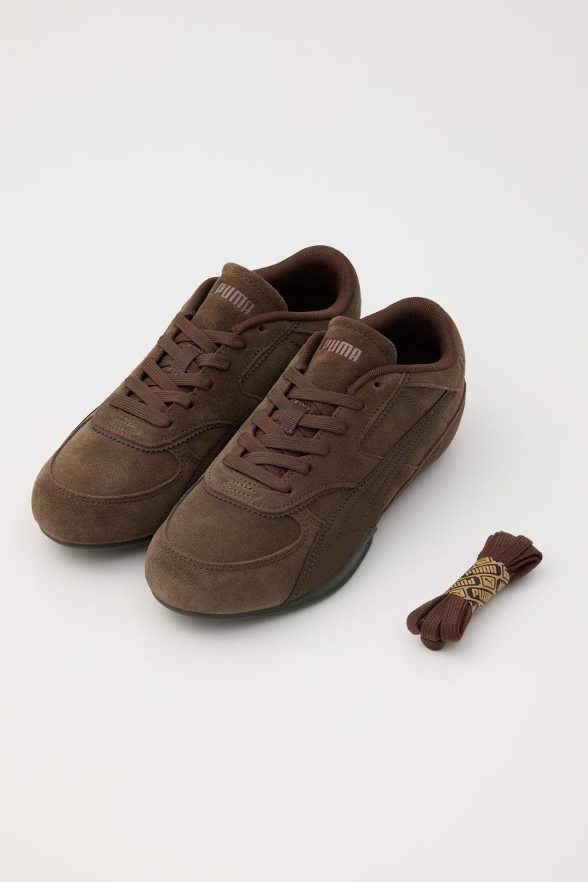【PUMA】ベラミナ スウェードスニーカー BRN 24.5cm