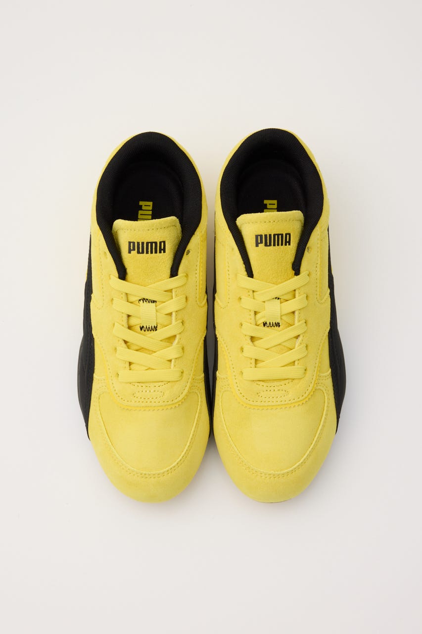 【PUMA】ベラミナ スウェードスニーカー YEL 23.0cm