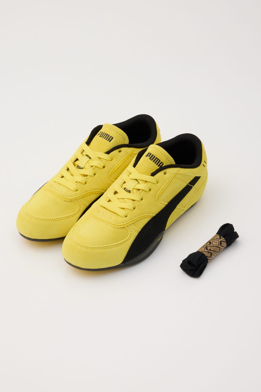 【PUMA】ベラミナ スウェードスニーカー YEL 23.0cm