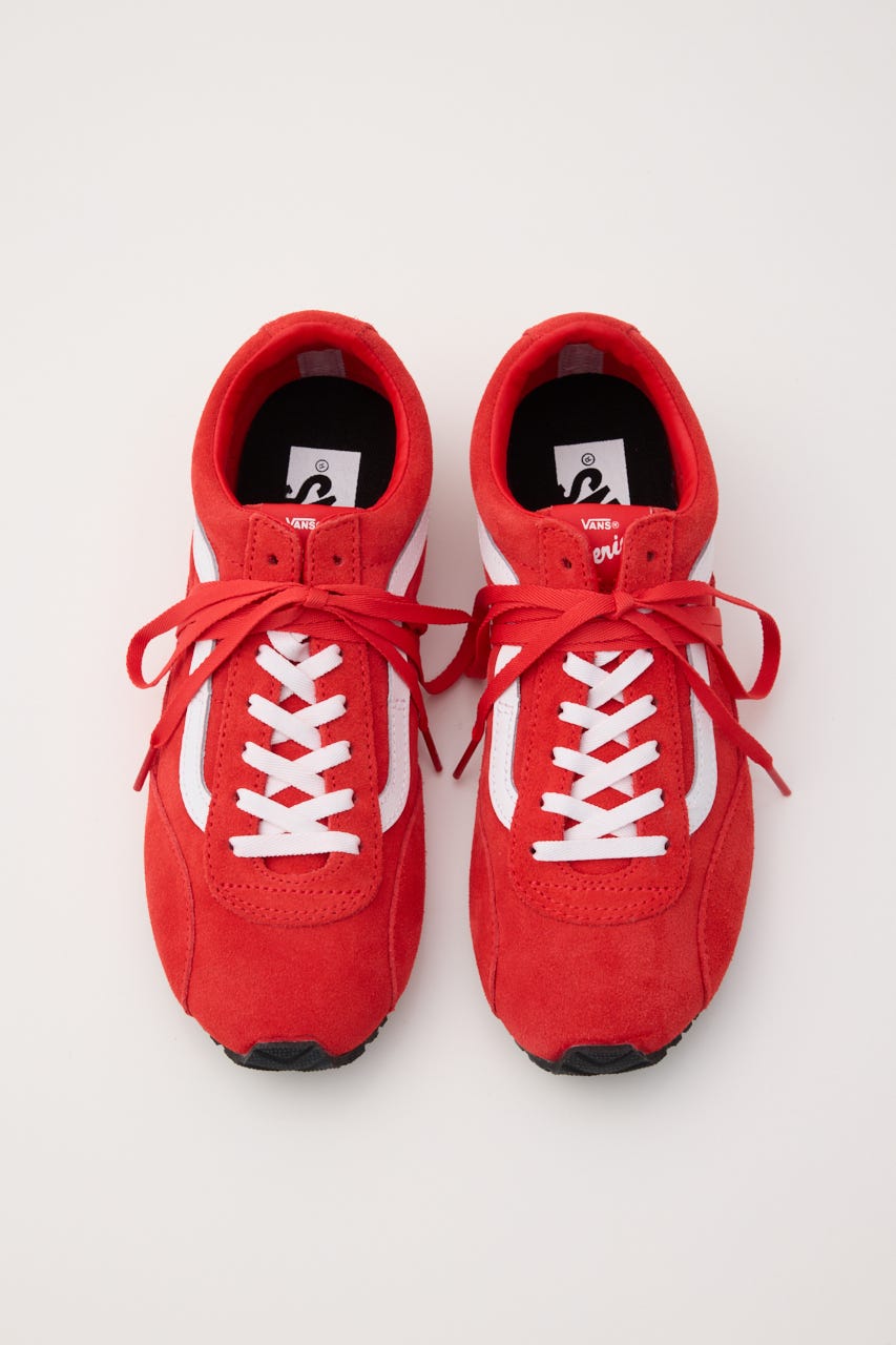 【VANS】LX SLP Trainer スニーカー RED 23.5cm