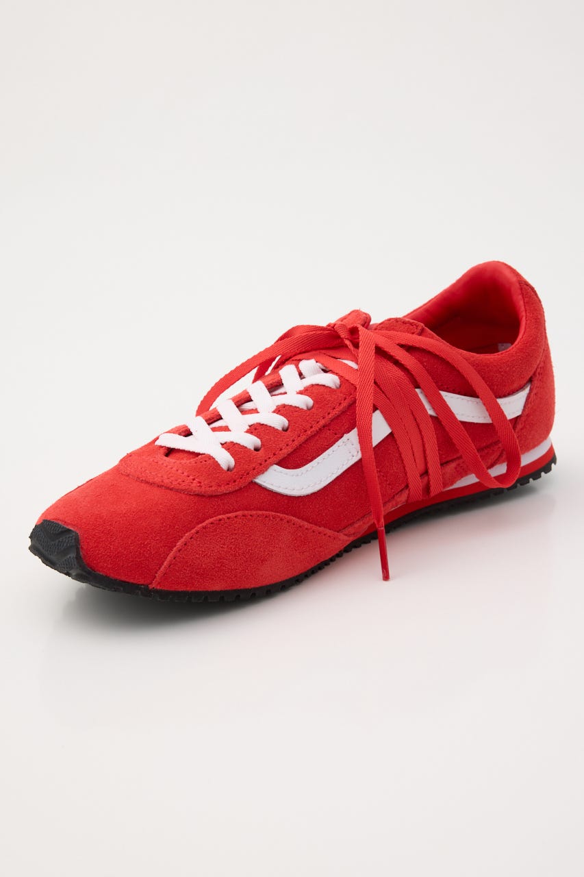 【VANS】LX SLP Trainer スニーカー RED 23.5cm