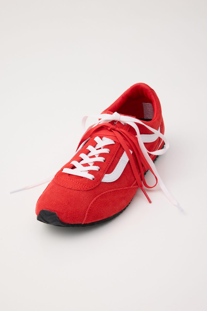 【VANS】LX SLP Trainer スニーカー RED 23.5cm